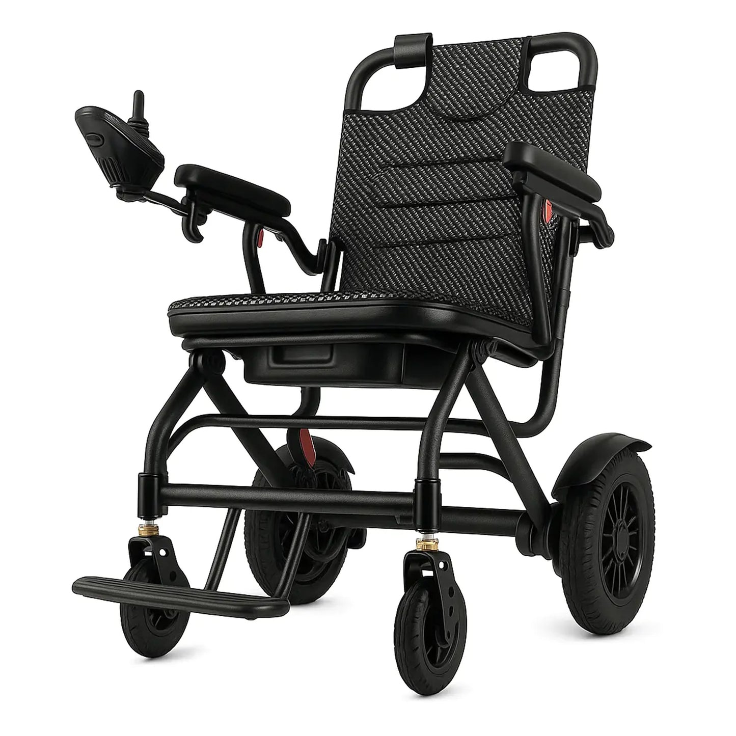 Smart Foldable Electric Wheelchair for Adults – Thick Cushion, Remote Control Power Chair